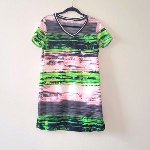 Soprano Short Sleeve V neck dress.  Size S